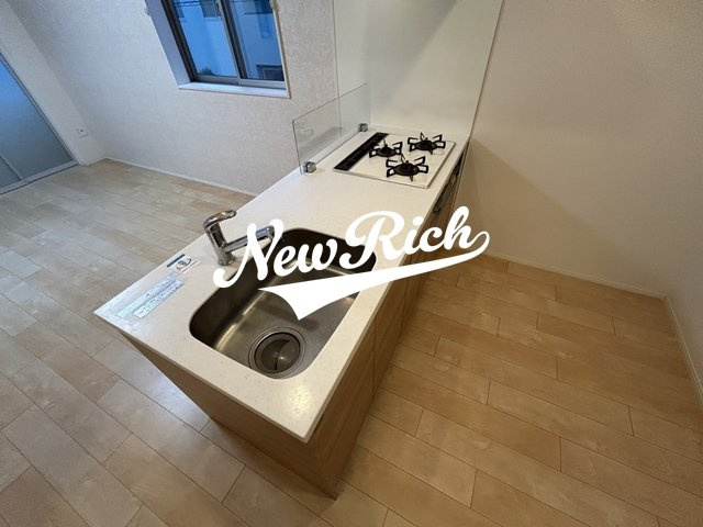 前橋市問屋町２丁目のアパートのキッチン
