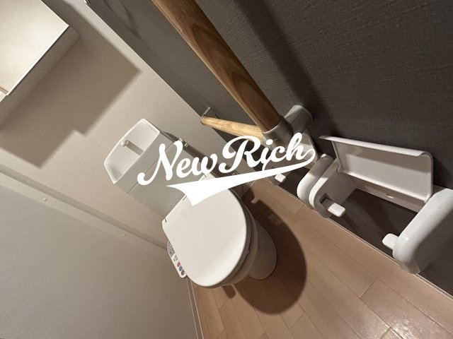 前橋市問屋町２丁目のアパートのトイレ
