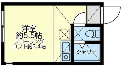 【間取り】 | ユナイト鶴見シャンティー ２ｎｄ