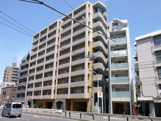 北斗ハイツ　北館の外観|外壁タイル貼りでとても綺麗なマンション！