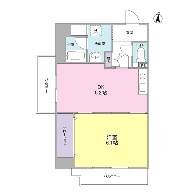 パルステージ武庫之荘の間取り