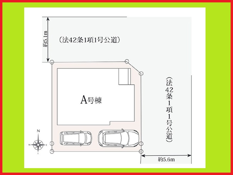 北名古屋市久地野河原の新築一戸建の区画図|◇区画図◇