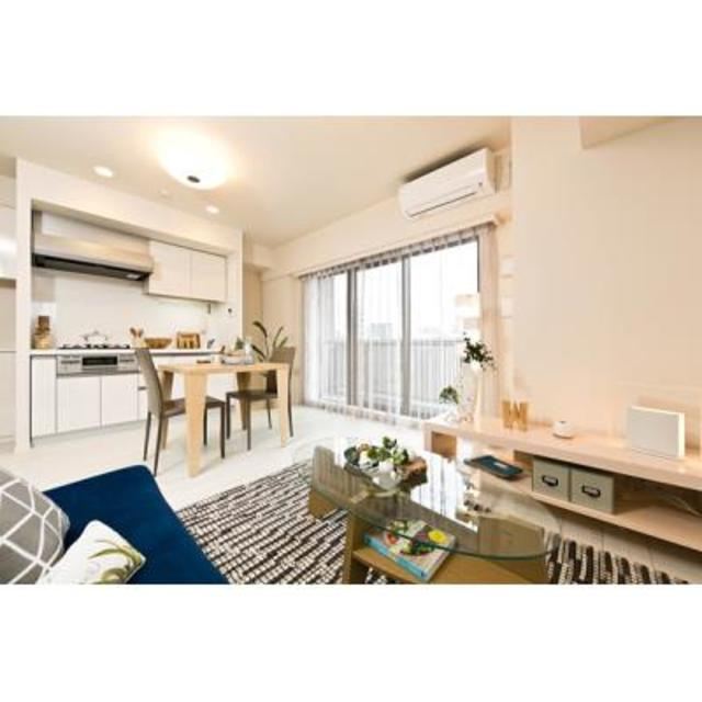 パークアクシス上野松が谷の居間・リビング|※写真は同タイプ住戸です。