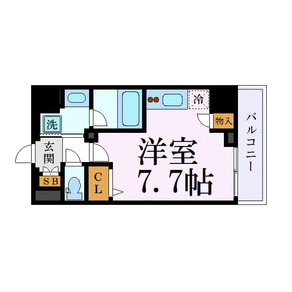 クレヴィスタ押上の間取り