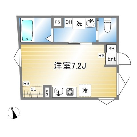 グランクオール浅草の間取り