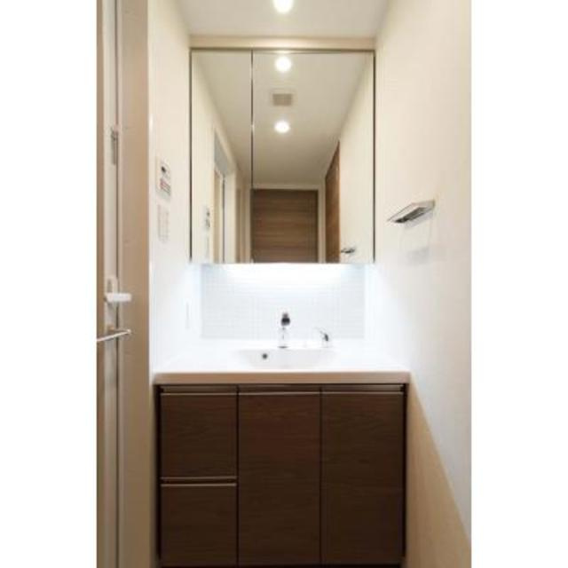 パークナードフィット新富町の洗面所|※写真は同タイプ住戸です。