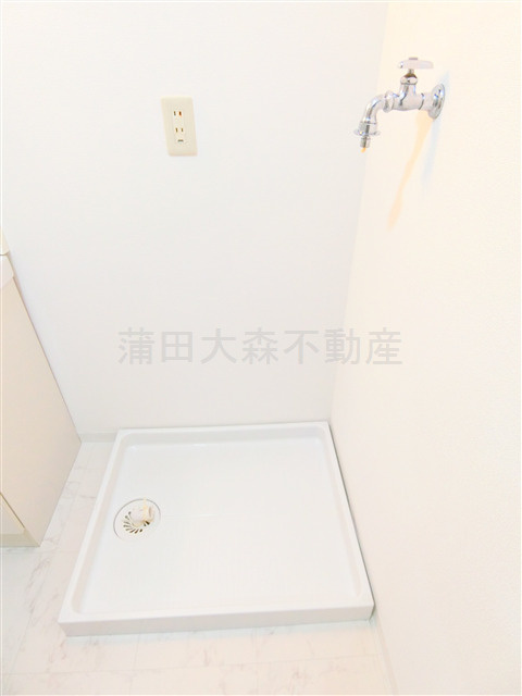 ルミエール多摩川の洗面所|洗濯機置き場
