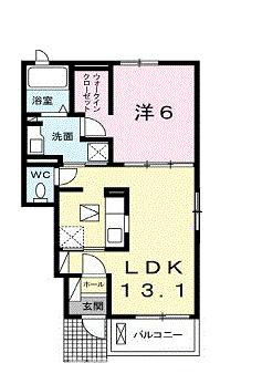クラール丸亀原田Ｂの間取り