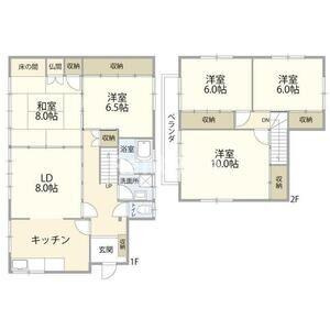 江南市高屋町戸建の間取り