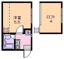 シャトレＢの間取り