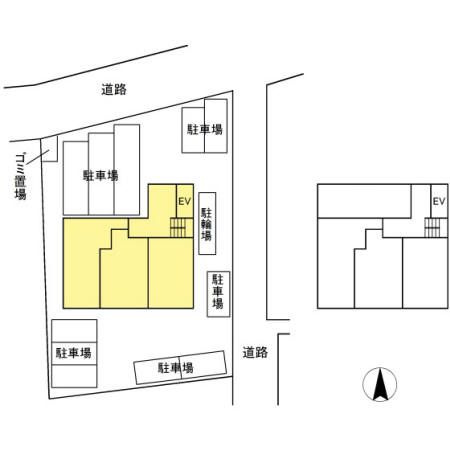 アクシア　ケイの区画図