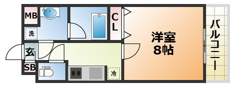 Clair摩耶(クレールマヤ)の間取り