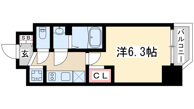 【間取り】 | プレサンスブルーム東三国
