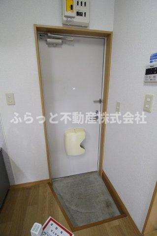 コーポみらいパート2の玄関|きれいな玄関です