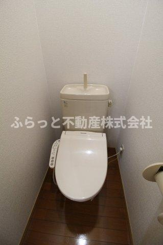 コーポみらいパート2のトイレ|トイレです