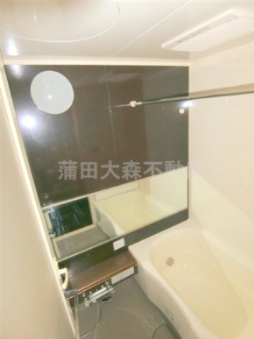 クロスレジデンス蒲田の浴室|追焚+浴室乾燥機付きのバスルーム　お風呂