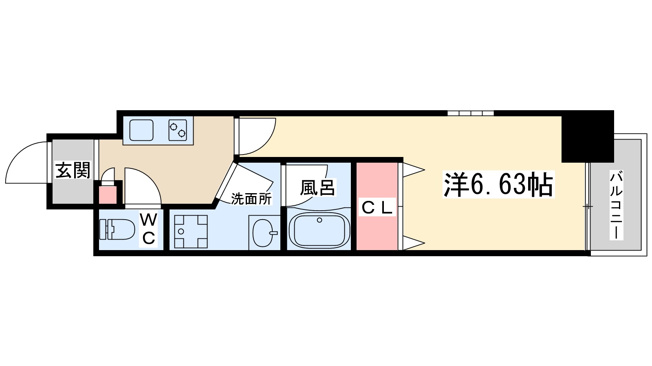 【間取り】 | プレジオ東天満