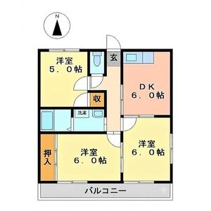 【間取り】 | ハイツセレナーデ