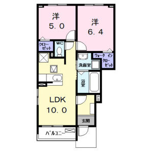 【間取り】 | ロークァット　Ⅰ