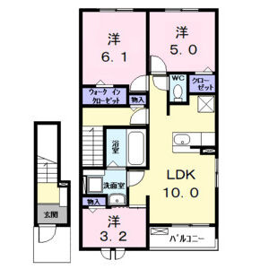 【間取り】 | ロークァット　Ⅰ