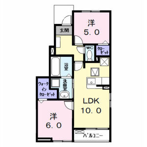 【間取り】 | ロークァット　Ⅱ