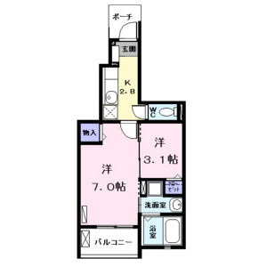 【間取り】 | アンジュ　Ⅰ