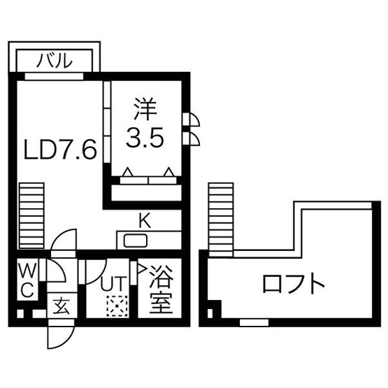 【間取り】 | Creo六番町弐番館