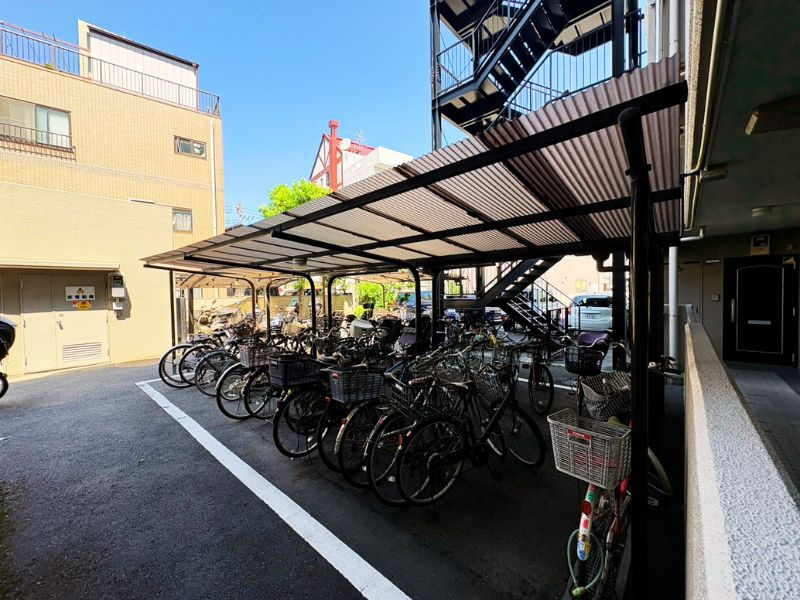 エンゼルハイム立石第3の駐輪場