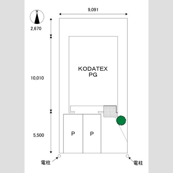 【区画図】 | 高木町4-28-3KODATEX　PG