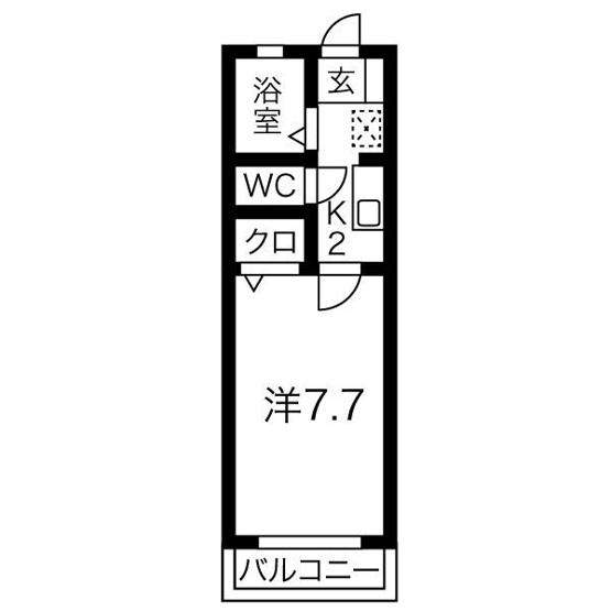 【間取り】 | ヤングパレスB棟