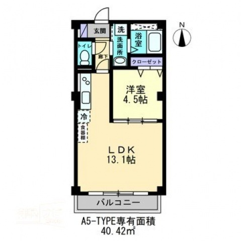 プランドールＥＳの間取り|間取図