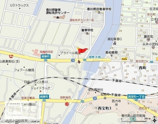 宮脇第１５マンションの地図|地図