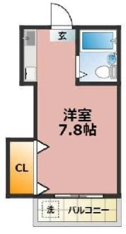 山崎マンションの間取り