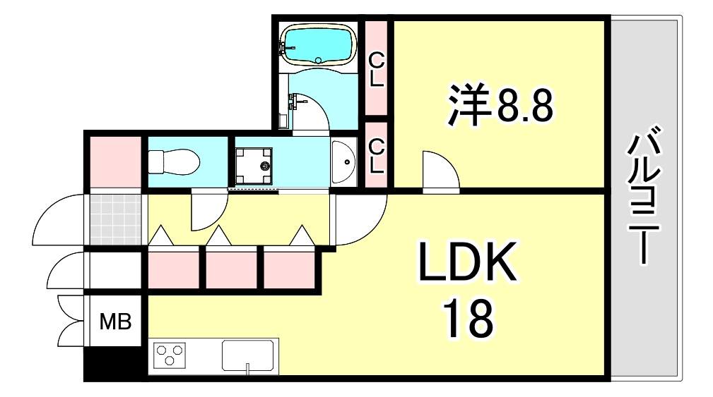 シャルム甲子園口の間取り
