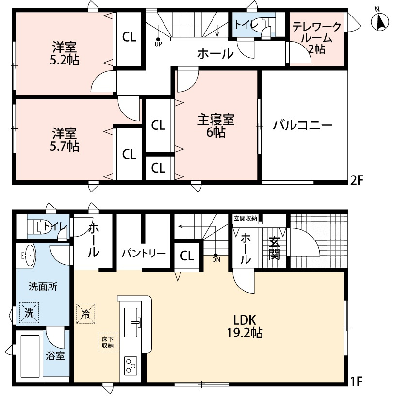 小牧市田県町　新築戸建　１号棟