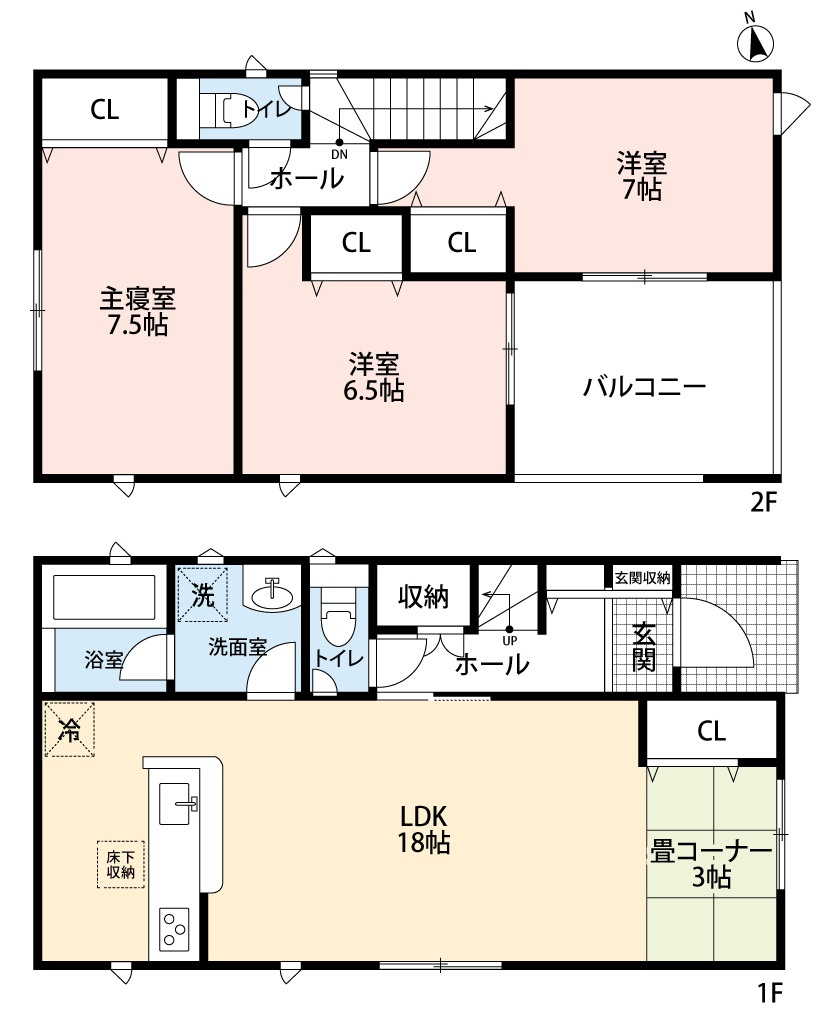小牧市田県町　新築戸建　２号棟