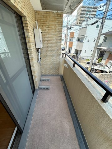 アヴェニール深江南のバルコニー