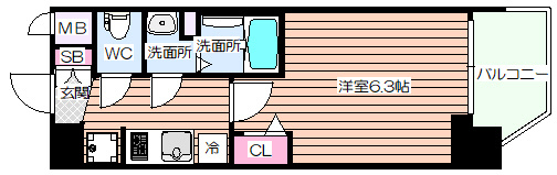 【間取り】 | プレサンスブルーム東三国