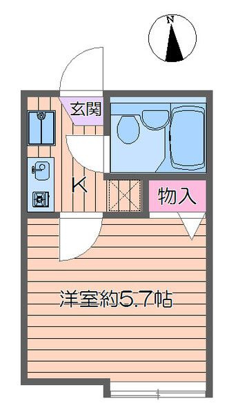 サンアベニューⅡAの間取り