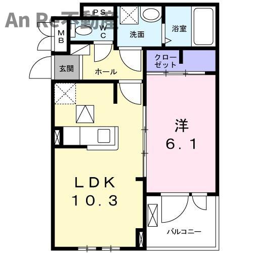 コモディ　モンテⅡの間取り