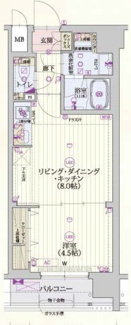 【間取り】 | ベラジオ雅び東寺WEST