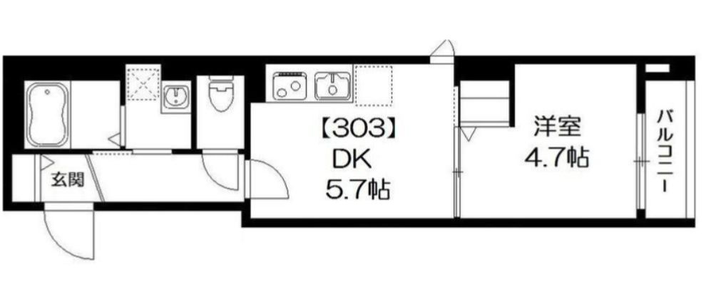 Ｋ館の間取り