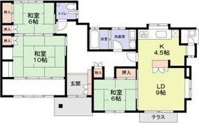 安城市明治本町戸建　　刈谷市近郊の賃貸はクラスホーム刈谷店の間取り