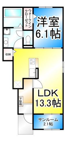 ルシエールの間取り