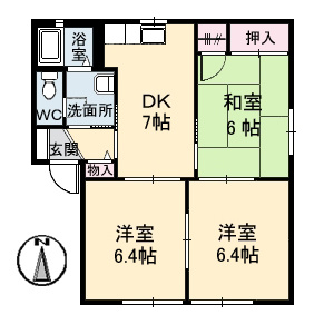 クレールT・Sの間取り