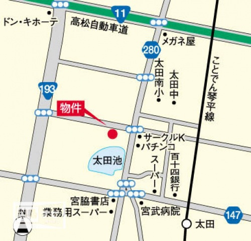 モアガーデンの地図|地図