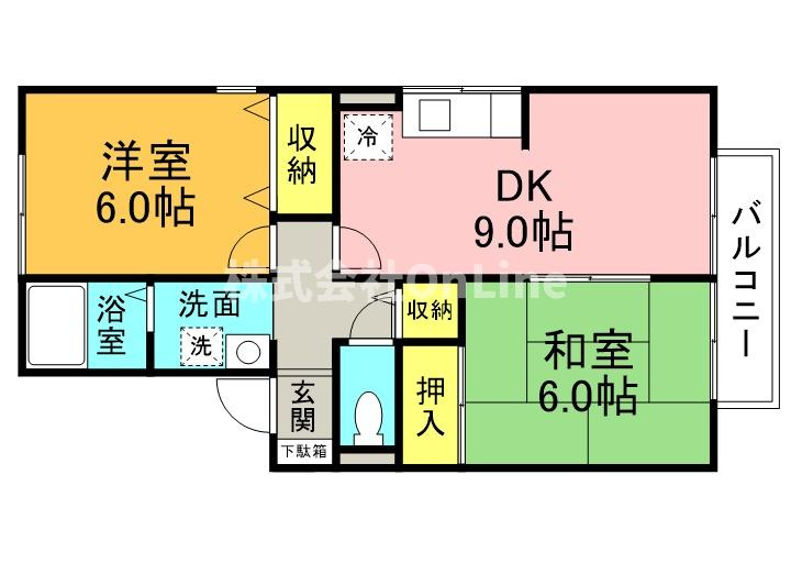 RIHITO八尾A棟の間取り