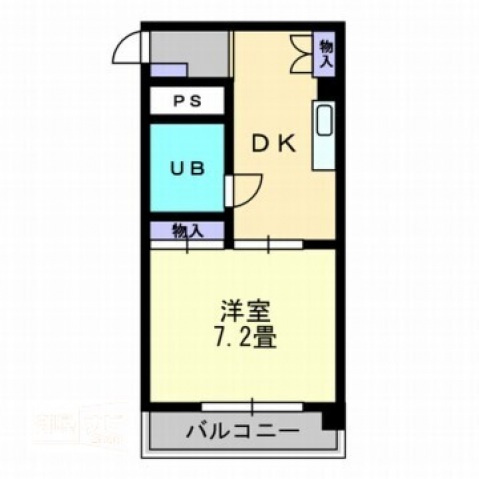 百間町マンションの間取り|間取図