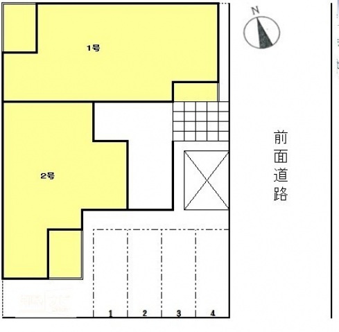 ブリッサ花ノ宮|案内図