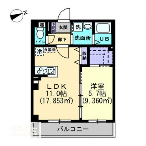 Sirius Gardenの間取り|間取図